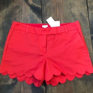 J.crew factory scallop hem short NWT
